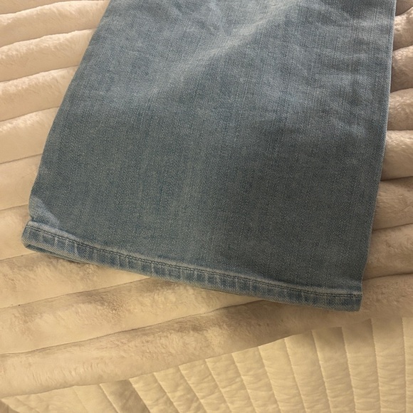 PAIGE Sky Blue Wide Leg Jeans - Picture 7 of 8